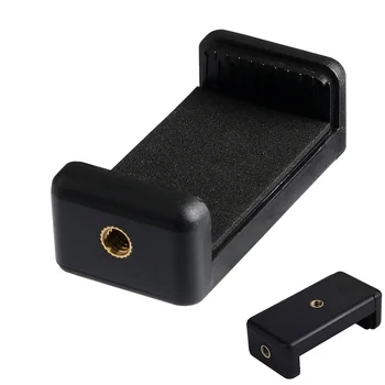 Stativ Telefon Clip 1/4 Zoll Schraube Loch Halter Für Stativ Mobile Smartphone Universal Zubehör Ständer