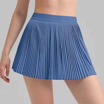 Frauen Plissee Sport Tennis Röcke Runniing Hohe Taille Yoga Fitness Kurzen Rock Gym Golf Lose Mini Rock