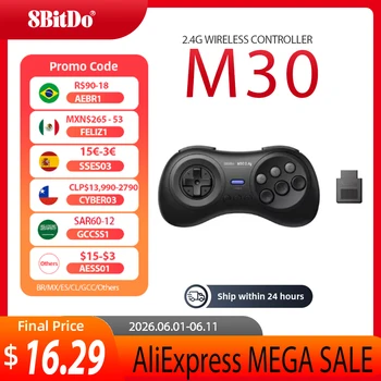 8bitdo-m30 2,4g Wireless Gamepad für die ursprüngliche Sega Genesis Mini und Mega Drive Mini - Sega Genesis