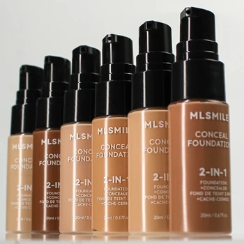 Gesichts-Grundierungscreme, ölkontrollierend, matt, BBCream, wasserfest, langlebig, Concealer, flüssig