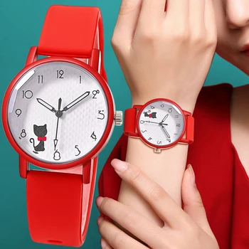 Frauen Uhr Casual Armbanduhr Quarz Uhren Für Frauen Uhr Damen Silikon Armband Uhren Geschenk Reloj Mujer