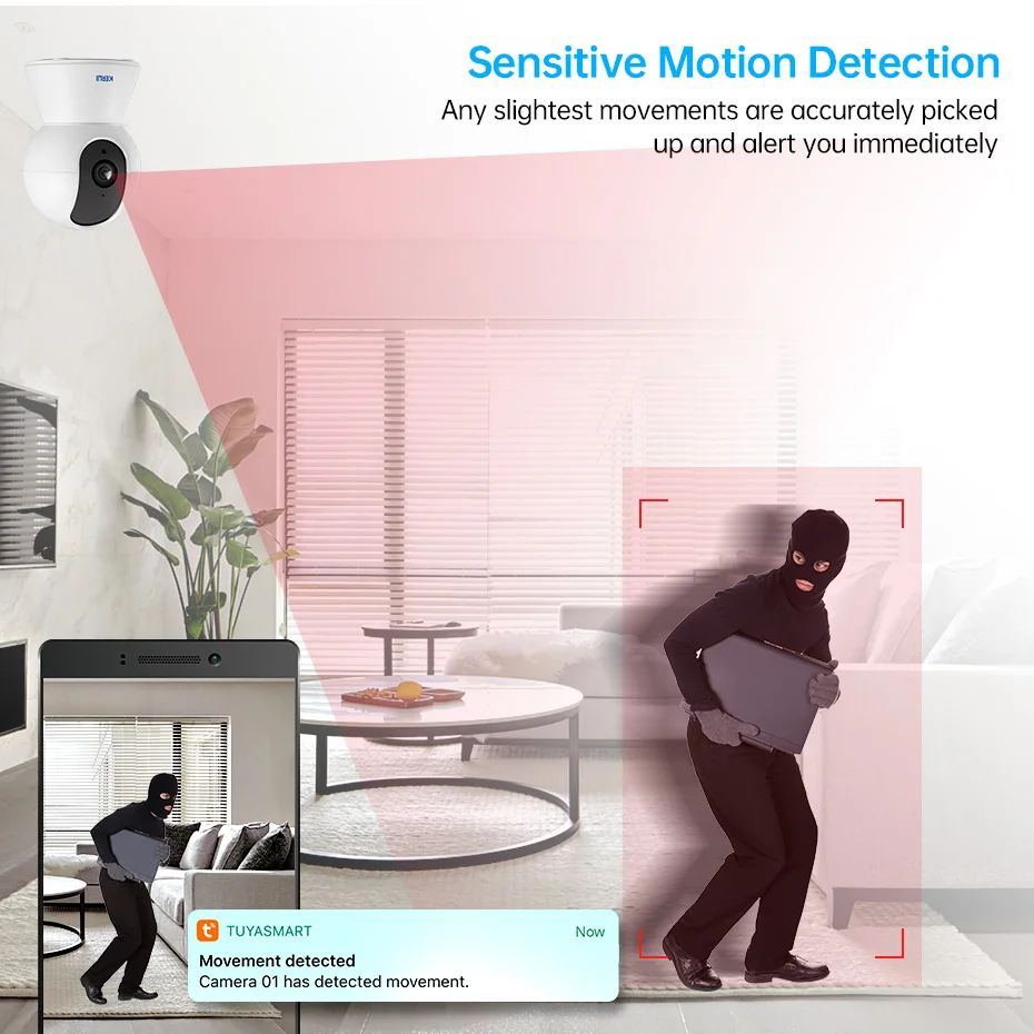 Kerui 3mp tuya smart mini wifi ip kamera innen wireless home – Bild 2