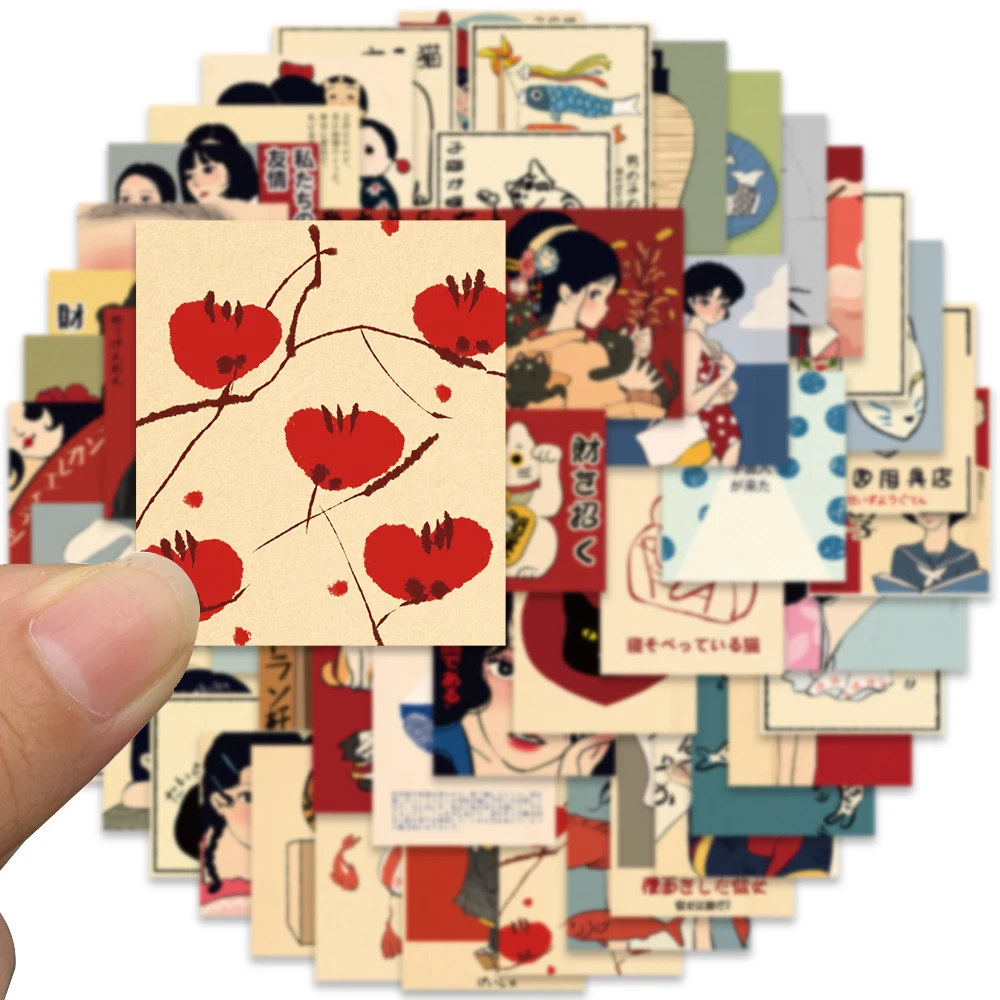 50 stücke Vintage klassische japanische Anime Sammelalbum – Bild 5