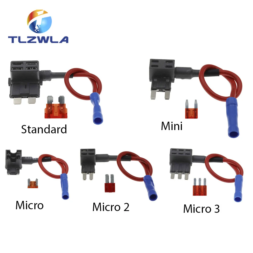 12V MINI SMALL MEDIUM Size Auto-Sicherungshalter – Bild 5