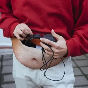 Bier Fett Bauch Bum Beutel Taille Tasche Lustige Pop Papa Bod Geld Gürtel Tasche Männer Reisetaschen Fleisch