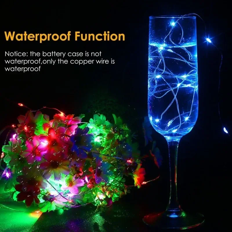 1M 2M 3M 5M 10M 20M 30M Kupferdraht LED Lichterketten Urlaub – Bild 3