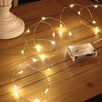 Lichterkette, batteriebetrieben, für Hochzeiten, Tafelaufsatz, Tischdekoration, Party, Weihnachten