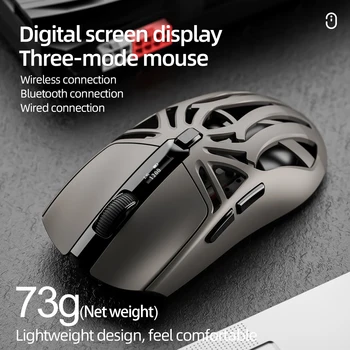 SmailWolf RS8 Bluetooth Wireless 2,4g Gaming-Maus Triple-Mode Leichtgewicht E-Sport-Gaming 1K Rücklaufrate