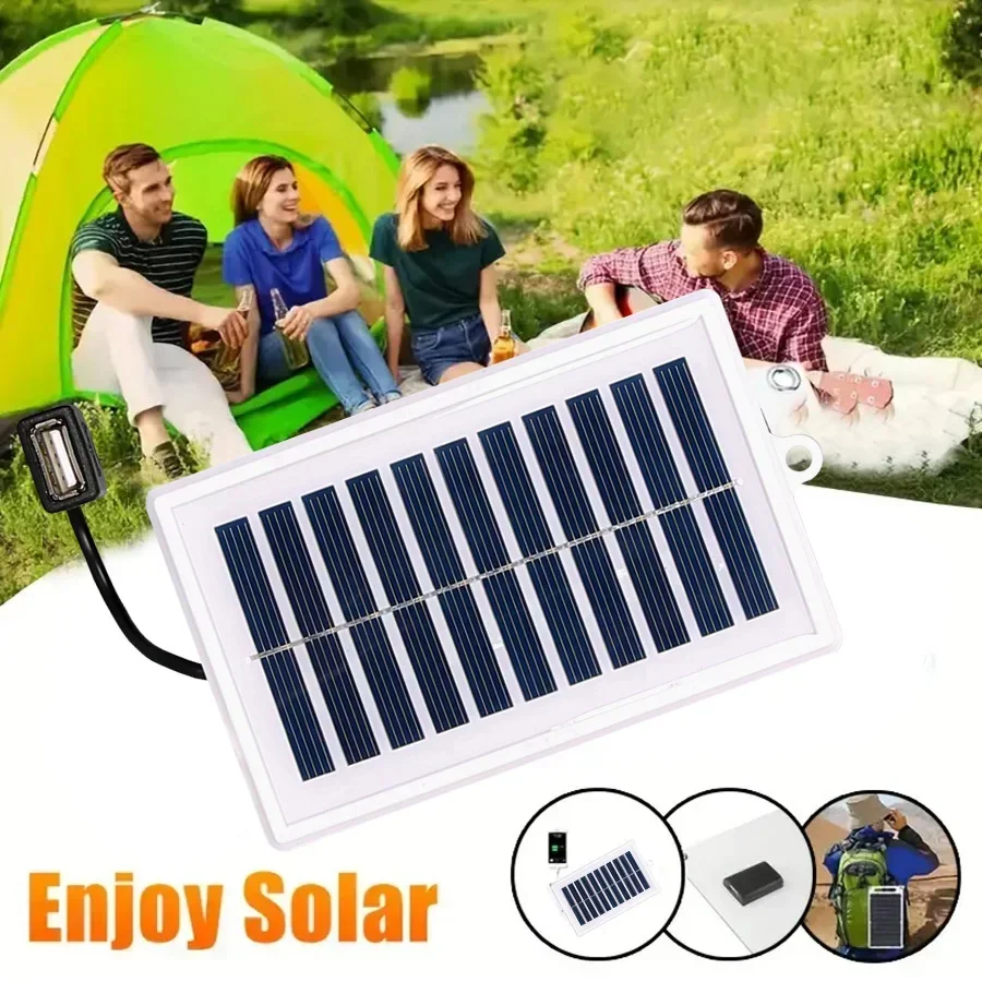 Tragbares Solar-Ladegerät mit USB-Ausgang, 1 oder 2 Stück