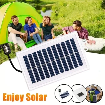 Tragbares Solar-Ladegerät, tragbares Solar-Ladegerät, USB-Ausgang für den Außenbereich, für Reisen