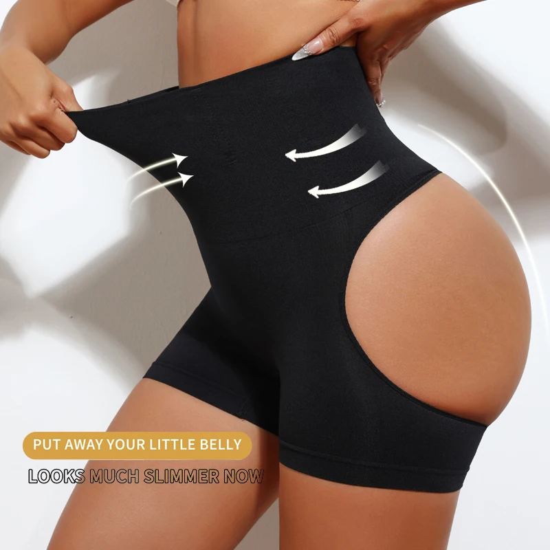 Frauen Hohe Taille Gestaltung Steuer Panty Butt Heber – Bild 5