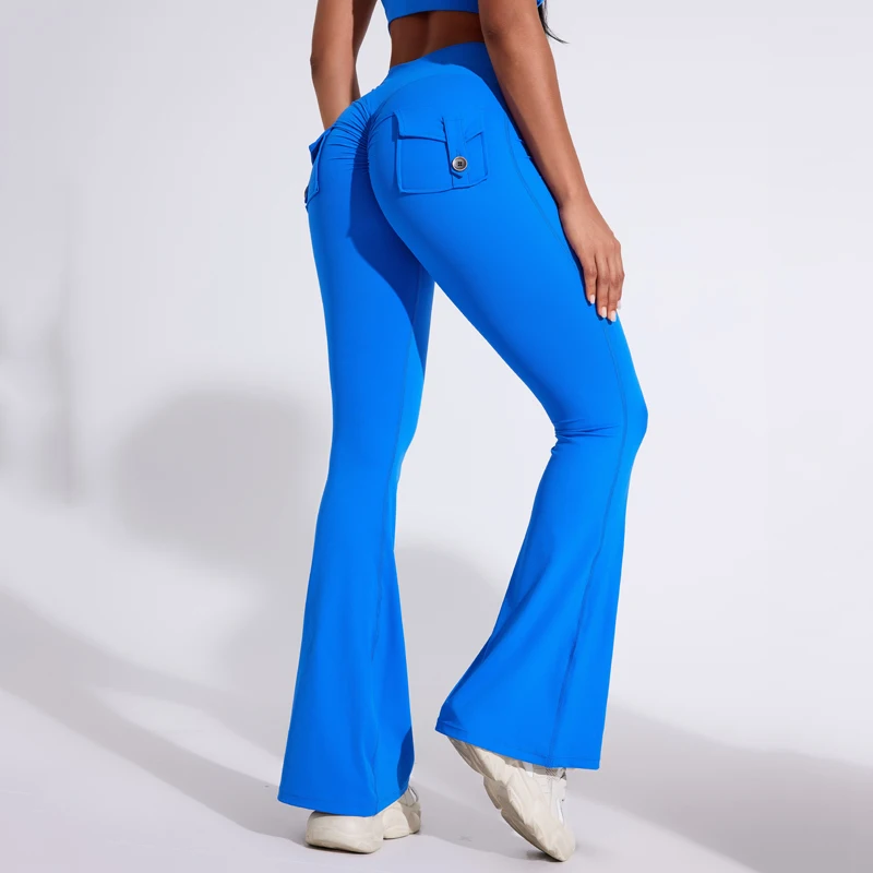 DIAS FIT JOY Damen Yoga-Hose mit Taschen, hoher Taille – Bild 2