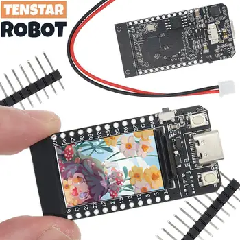 TENSTAR T-Display ESP32-D0WD CH9102 Chip 16 MB WiFi Und Bluetooth-Kompatibel Modul Entwicklung Bord 1,14 Zoll