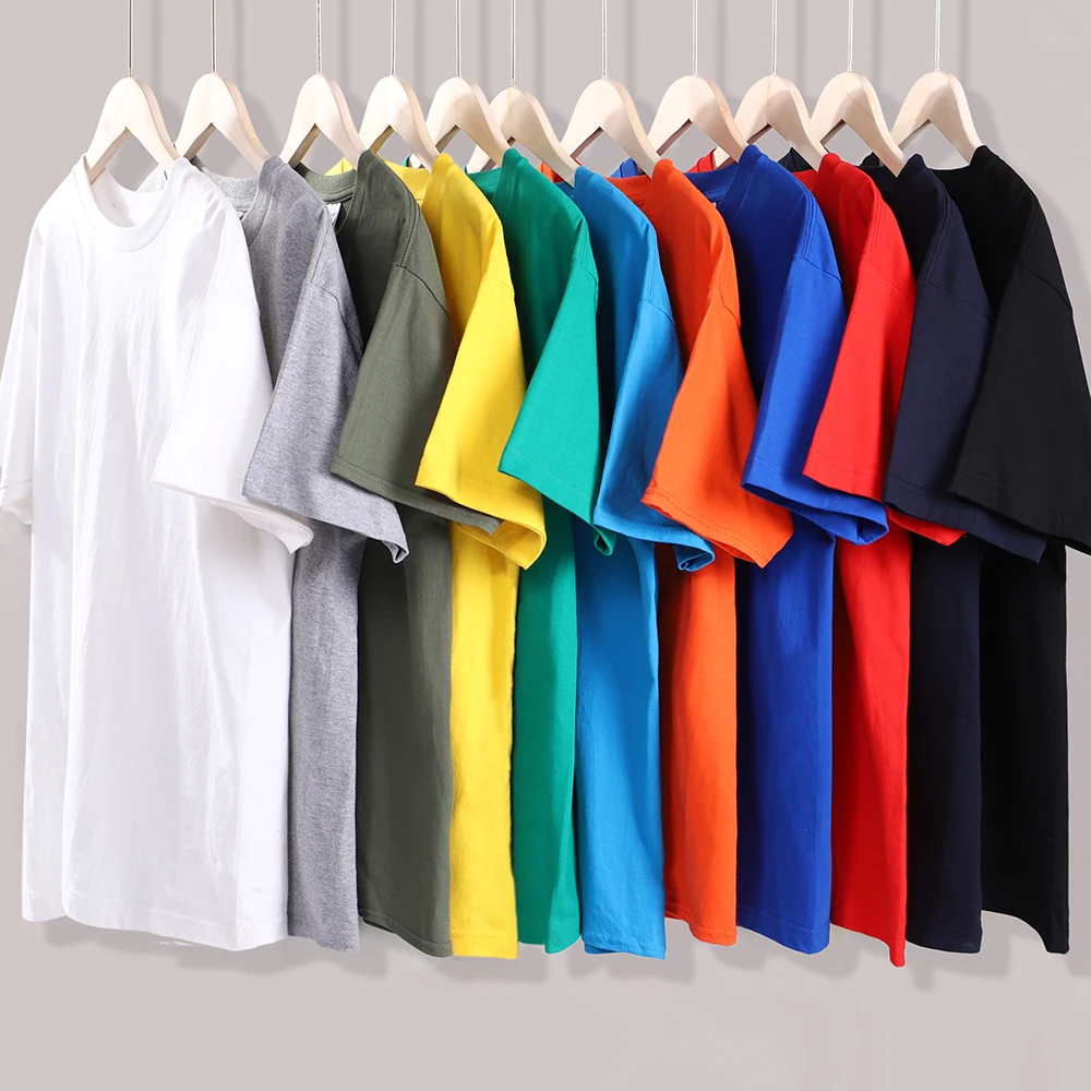 14 Farben Candy Color 100 % Baumwolle T-Shirts Männer Frauen – Bild 2