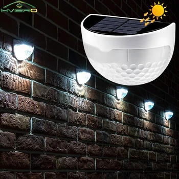 Solarleuchten, 6 LEDs, halbrund, wasserdicht, hell, für Hof, Garten, Hecke, Balkon, Nachtlampen