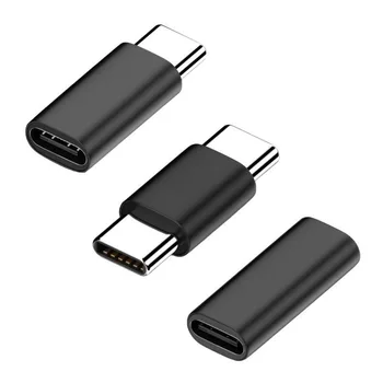 Typ USB C Adapter Konverter Stecker auf Buchse Verlängerungskabel Datenübertragung Telefon Tablet Lade Dongle