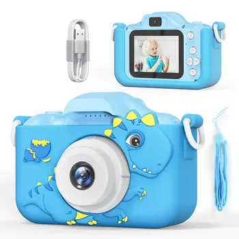 Digitale Kinder kameras Spielzeug Mini Kinder Kamera 1080p HD 8x Zoom Doppel kamera Jungen Mädchen Geburtstags