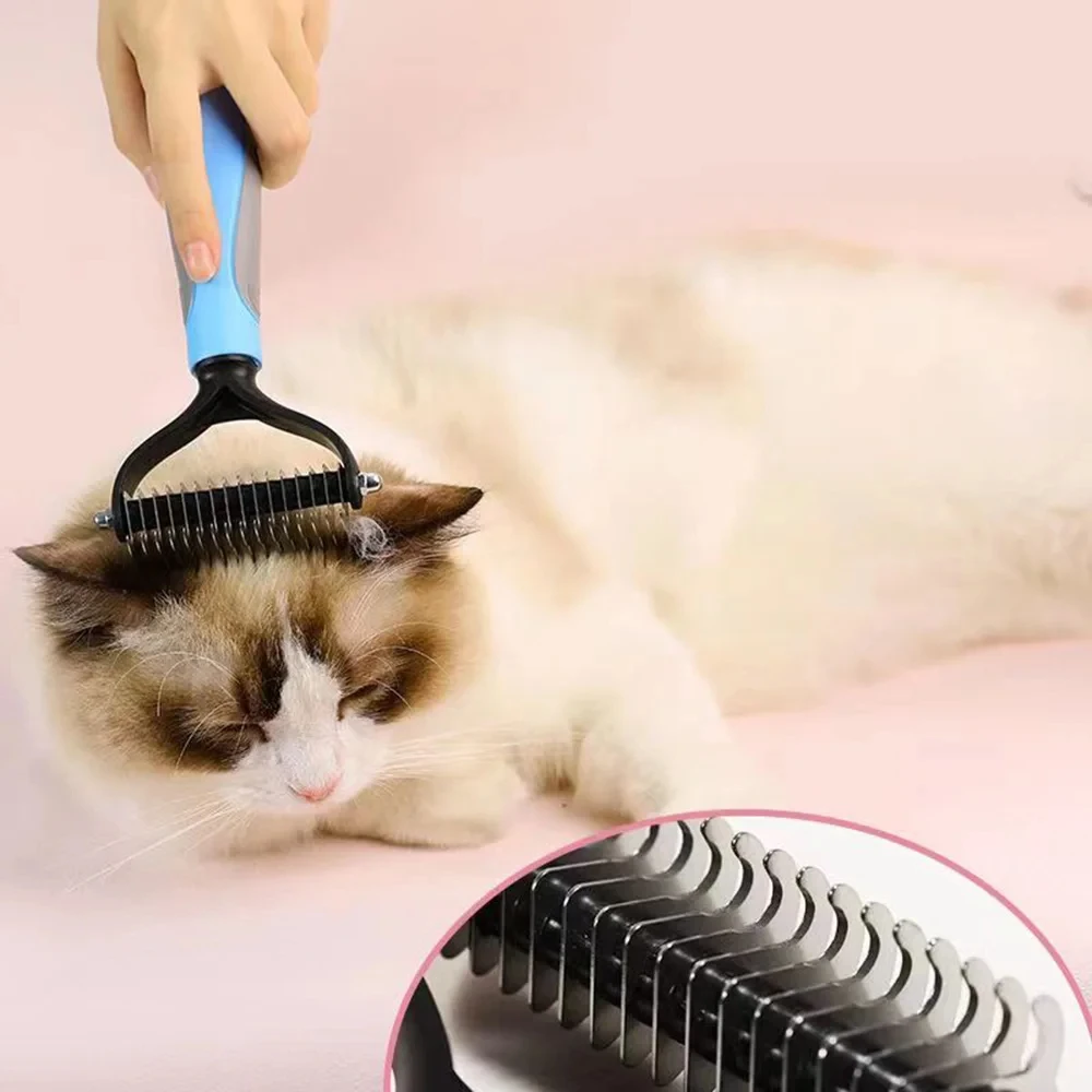 Professionelle Pet Deshedding Pinsel Hund Haarentferner Pet – Bild 6