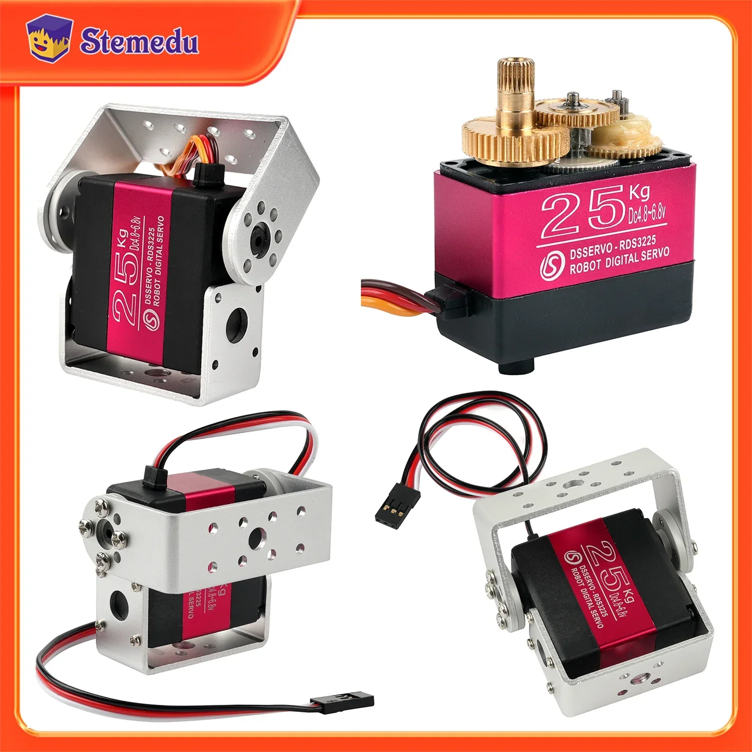 RDS3225 Servo 25 kg, Metallgetriebe, wasserdicht, mit