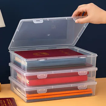 Kunststoff-Aufbewahrungsbox für Zubehör, große Kapazität, transparent, wichtige Informationen