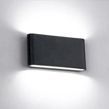 Nordic Wand Licht Aluminium IP65 Wasserdichte Innen Wand Lampe Up Down Korridor Lichter für Home Treppen