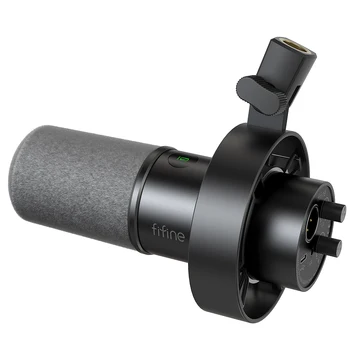 Fine usb/xlr dynamisches Mikrofon mit Stoßdämpfer halterung, Touch-Stumm schaltung, Kopfhörer buchse