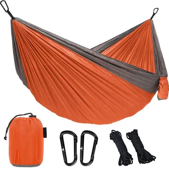 Hängematte für Camping, Hängematten, Ausrüstung für Outdoor, Rucksackreisen, Überleben oder Reisen, tragbar