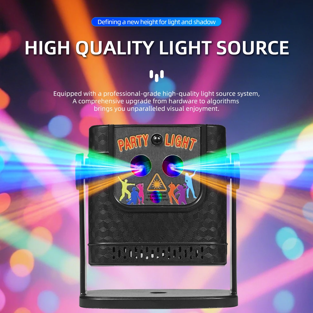 USB-betriebene Laser-Stroboskop-Partylichter – Bild 5