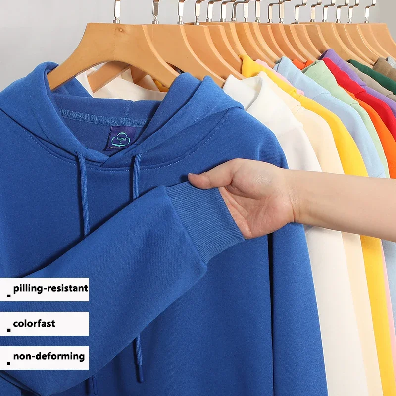 Angepasst 60% Baumwolle Hoodie Männer Mode Langarm – Bild 3