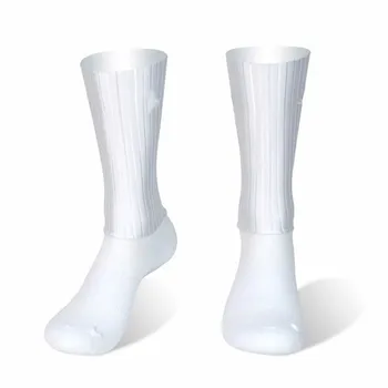 Socken Aero Anti Slip Silikon Sommer Whiteline Radfahren Socken Männer Fahrrad Sport Laufen Fahrrad Socken