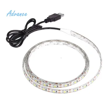 5M USB LED-Streifenleuchte 5V 3528 1 Meter 5 Meter Warmweiß Kaltweiß Rosa Grün Blau Rot SMD-Band Decken