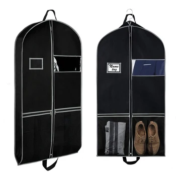 Kleidersack, Anzugtaschen für Reisen und Aufbewahrung, Anzugabdeckung mit Reißverschluss, Schutz mit großen