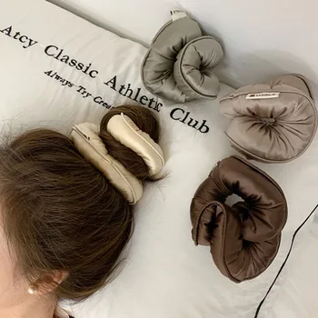Schwamm Schlaf elastische Pferdeschwanzhalter Haargummis für Frauen Haarschmuck Mädchen weiche feste Satin