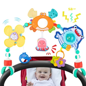 Baby Kinderwagen Bogen Spielzeug Kinderwagen Aktivität Bogen Spielzeug Türsteher Spielzeug Feine Sinnes