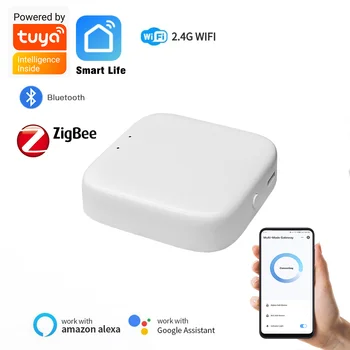 Zigbee Gateway Tuya Geräte Bluetooth Kabelgebundener Smart Hub Smart Life Produkte Heimsteuerungspanel