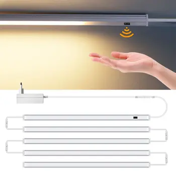 LED-Beleuchtungsset für die Küche unter dem Schrank, Sensor, verknüpfbares LED-Balkenlicht, Handfegen