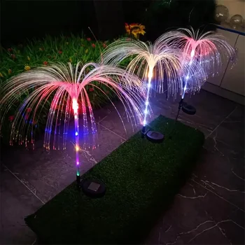 Wasserdichte Solar-Blumenlampen für den Außenbereich, Weihnachtsbeleuchtung, Gartenweg, Rasen, Hochzeits