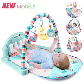 Baby Fitness Stand Musik Spielen Gym Aktivität Spielzeug Neugeborenen Klavier Krabbeln Decke Pedal Spiel Pad