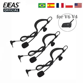Geeignet für V6C PRO V4C PLUS FBIM EJEAS Motorradhelm-Kopfhörer 3,5mm Klinkenstecker Schiedsrichter-Headset