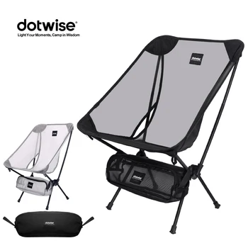 Moon Chair Outdoor-Campingstuhl, Angelstuhl, atmungsaktives Netzmaterial, Aluminiumlegierung, atmungsaktive