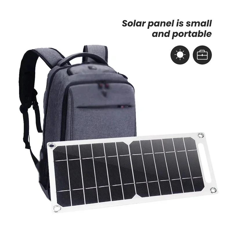 Tragbares Solarpanel 35 W mit USB für Powerbank und Handy – Bild 5