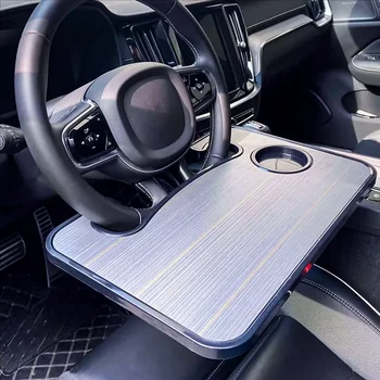 Auto-Restaurant-Tisch, Auto-Esstisch, Laptop-Ständer, Tablet-Tisch, Auto-Lenkrad, kleiner Tisch