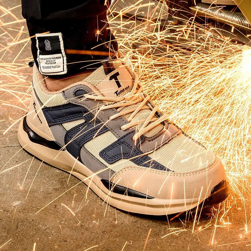 Sicherheits Schuhe Männer Mit Stahl Kappe Kappe Anti-smash – Bild 3