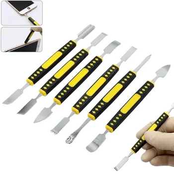 Hand Werkzeuge Set Telefon Reparatur Tools Kit Demontage Klingen Pry Eröffnung Werkzeug Metall (6 Stück)