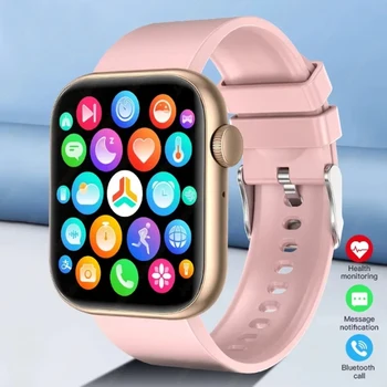Smart Uhr Für Frauen Full Touch Screen Bluetooth Anruf Wasserdichte Uhren Sport Fitness Tracker Smartwatch