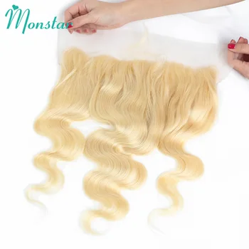13x6 Spitze Frontal 613 Blonde Brasilianische Remy Echthaar Körper Welle Frontal 13x4 Schweizer Spitze 13*4