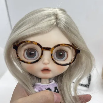 Blythe labubu Ob22/Ob24 Puppe Gläser 20 cm 15 cm Baumwolle Puppe Stern Puppe Transparente Gläser Zubehör
