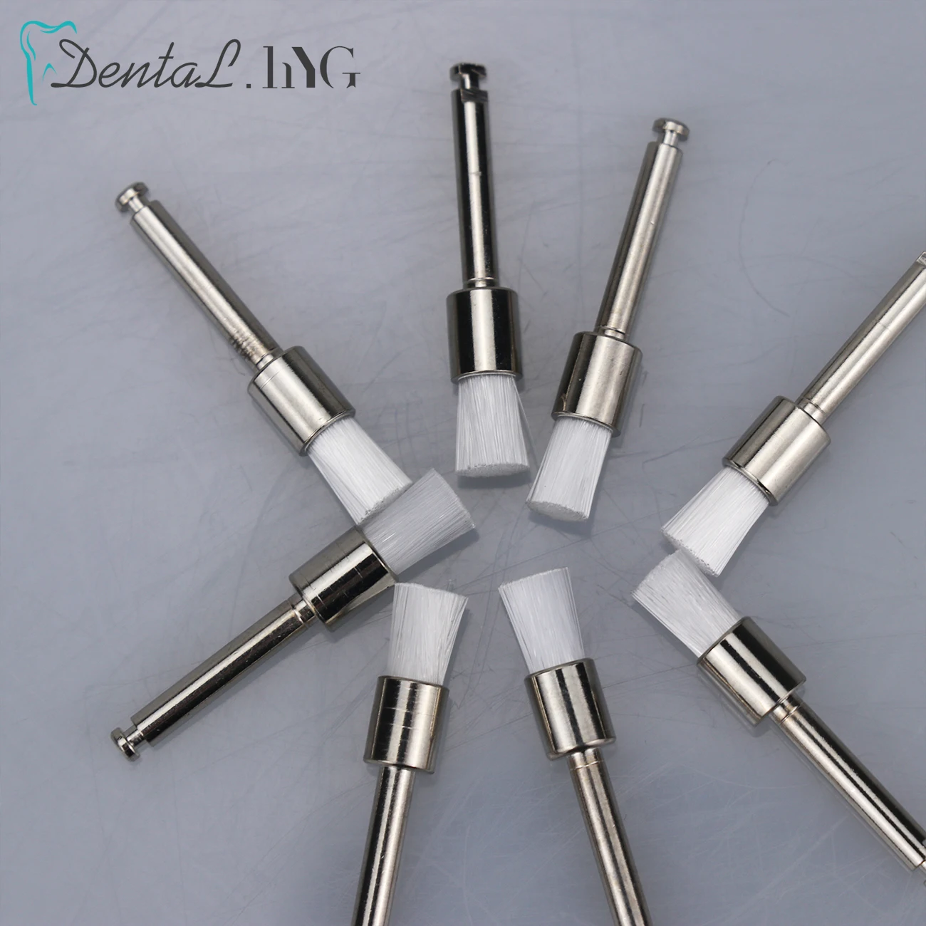 100 teile/beutel Einweg Dental Polierer Nylon Borsten Pinsel – Bild 4