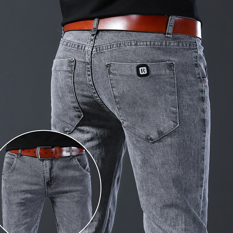 Jeans im neuen Stil, Slim-Fit für Herren, bequeme, elastische