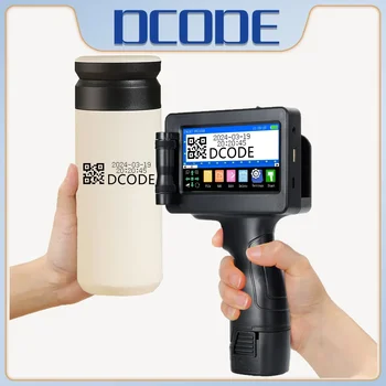 DCODE 1755PLUS 12,7 mm tragbare Drucker Handheld-Tintenstrahldrucker Text QR Barcode Batch Nummer Logo Bild